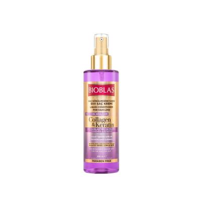 Bioblas Collagen+Keratin Liquid Hair Cream 200ml - Nourishing Hair Care for Fine Hair