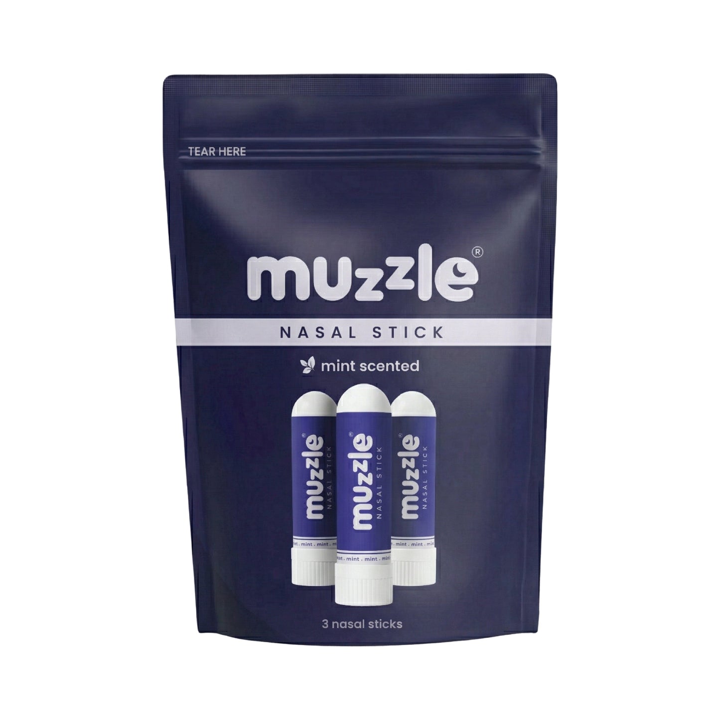Muzzle Nasal Sticks - Mint Scented (3 Pack)-0