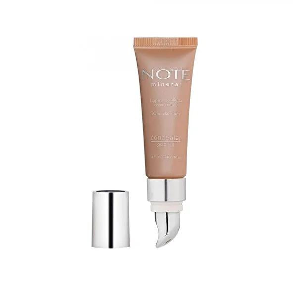 Note Mineral Eye Concealer 203: Brightening Dark Circle Eraser with Cooling Metal Tip & SPF 15