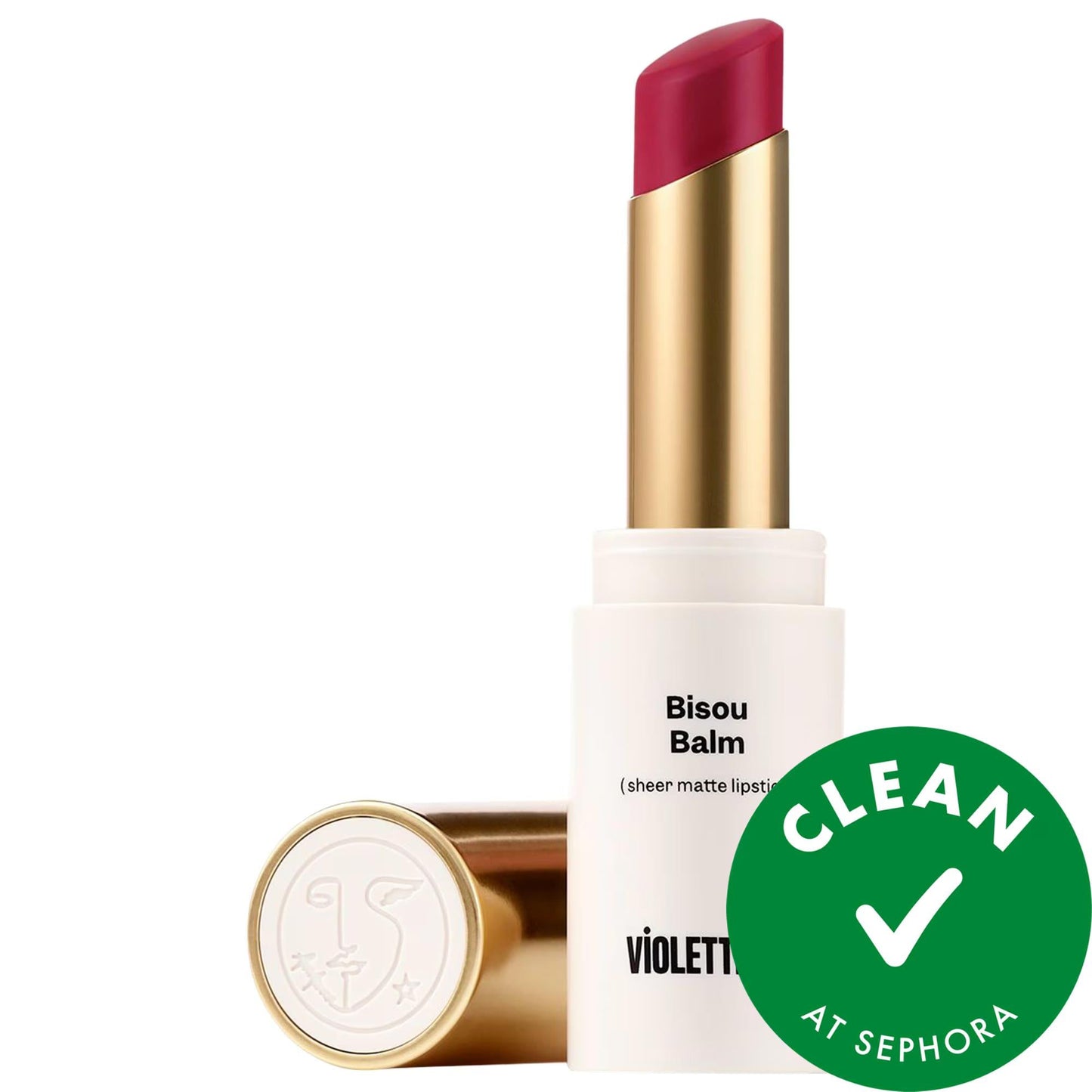 BISOU BALM Sheer Matte Lipstick - Hydrating, Vegan, Cruelty-Free Lip Care