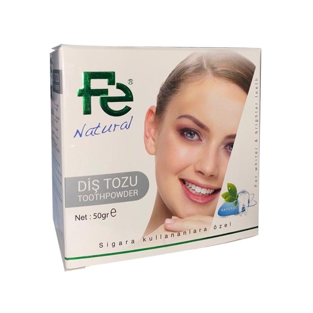 Fe Natural Tooth Powder Tooth Whitener for Smokers 50 g