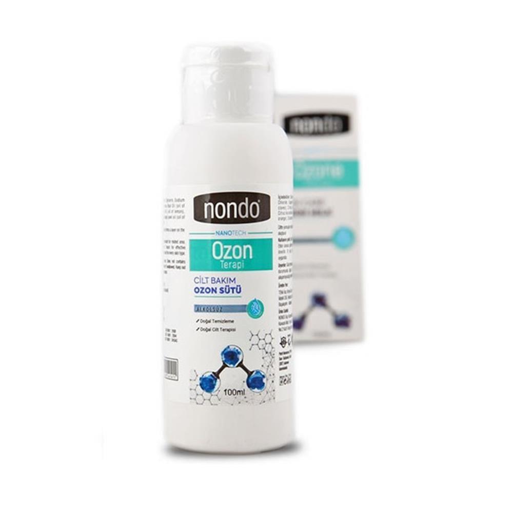 Nondo Ozone Therapy Hand & Face Lotion - 100ml - Natural Skin Repair, Alcohol-Free Cleanser, Treat Skin Problems with Ozone