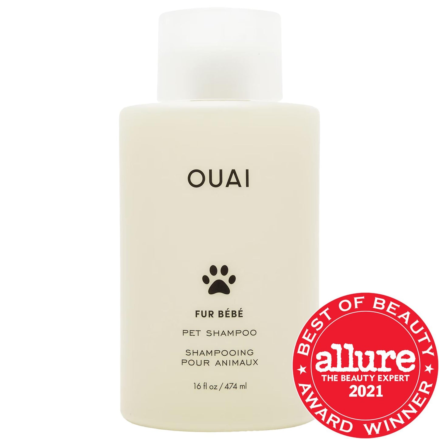 OUAI Pet Shampoo - Gentle, Vegan, Gluten-Free, Cruelty-Free for Sensitive Skin Pets