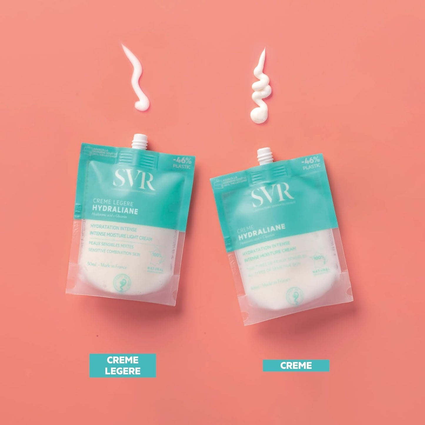Svr Hydraliane Moisturizing Cream for Dry & Sensitive Skin - Intense Hydration, 50ml