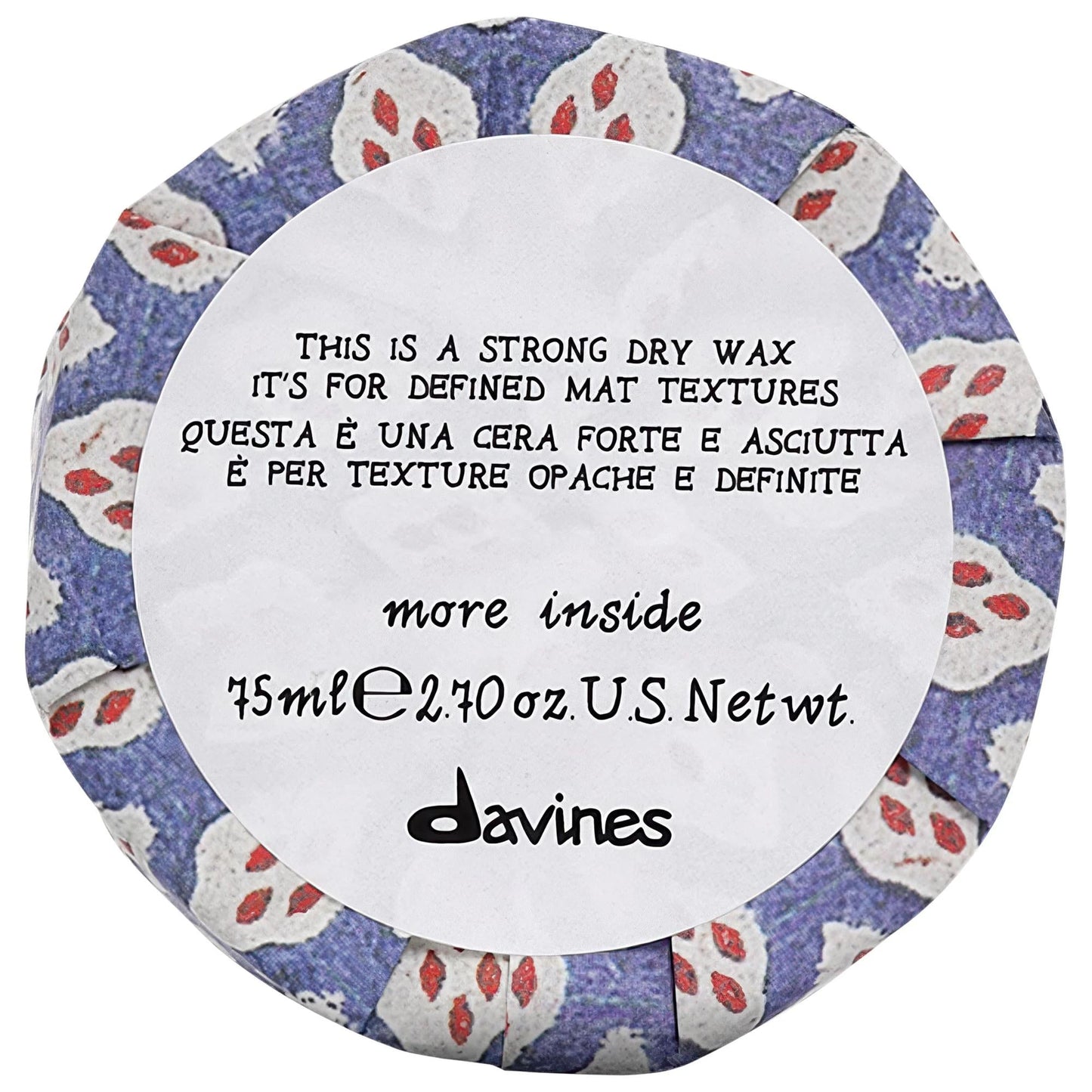 This Is A Strong Dry Wax - Strong Hold Hair Wax for Textured Styles, Matte Finish, Paraben-Free