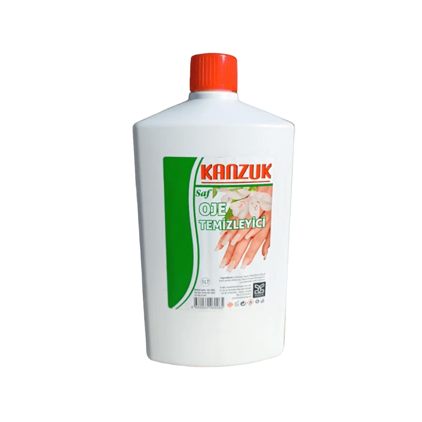Kanzuk 1000ml Pure Nail Polish Remover - Effective & Gentle Formula for Home Use