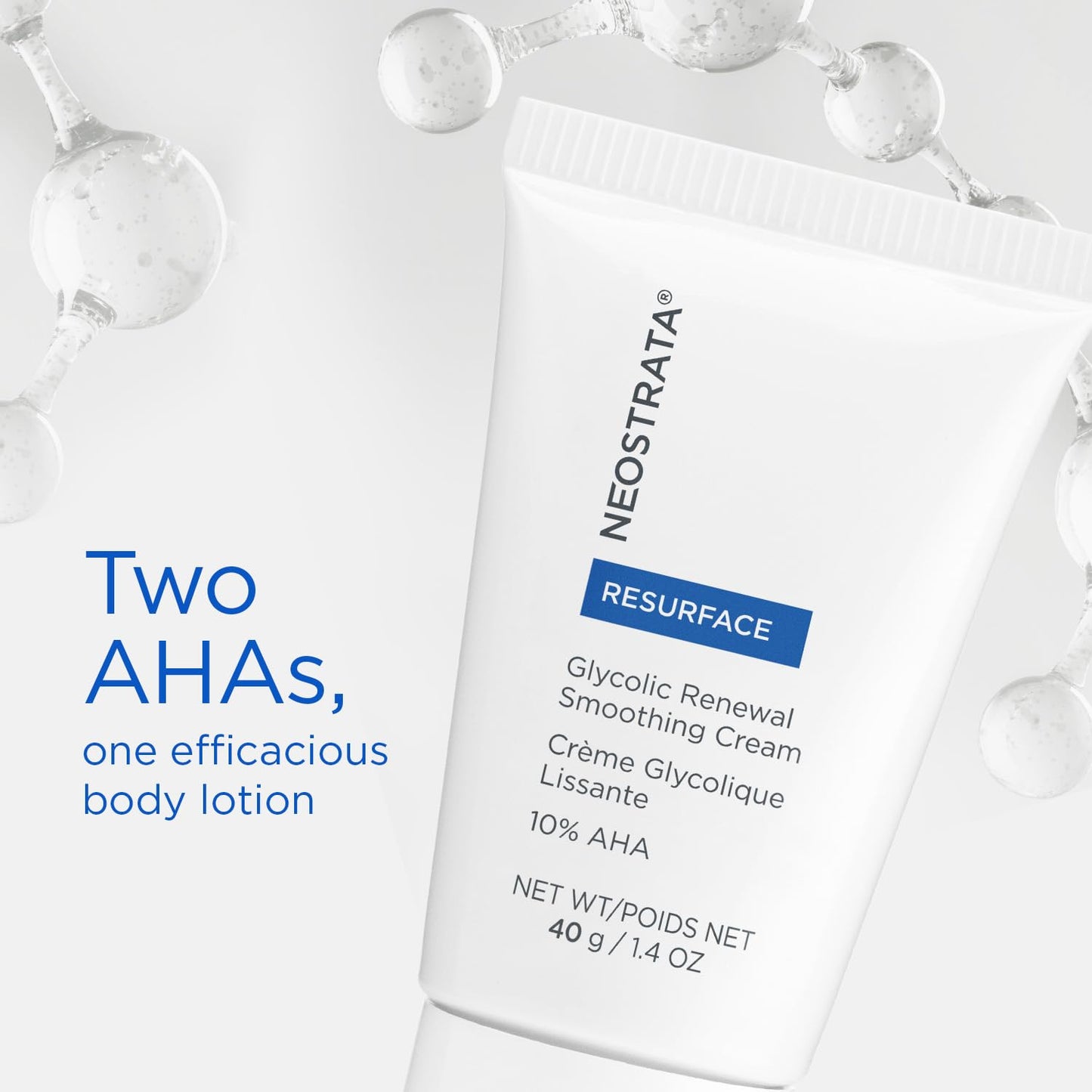 Neostrata Glycolic Renewal Smoothing Cream - Smooth, Renew, and Hydrate with Glycolic Acid and Shea Butter