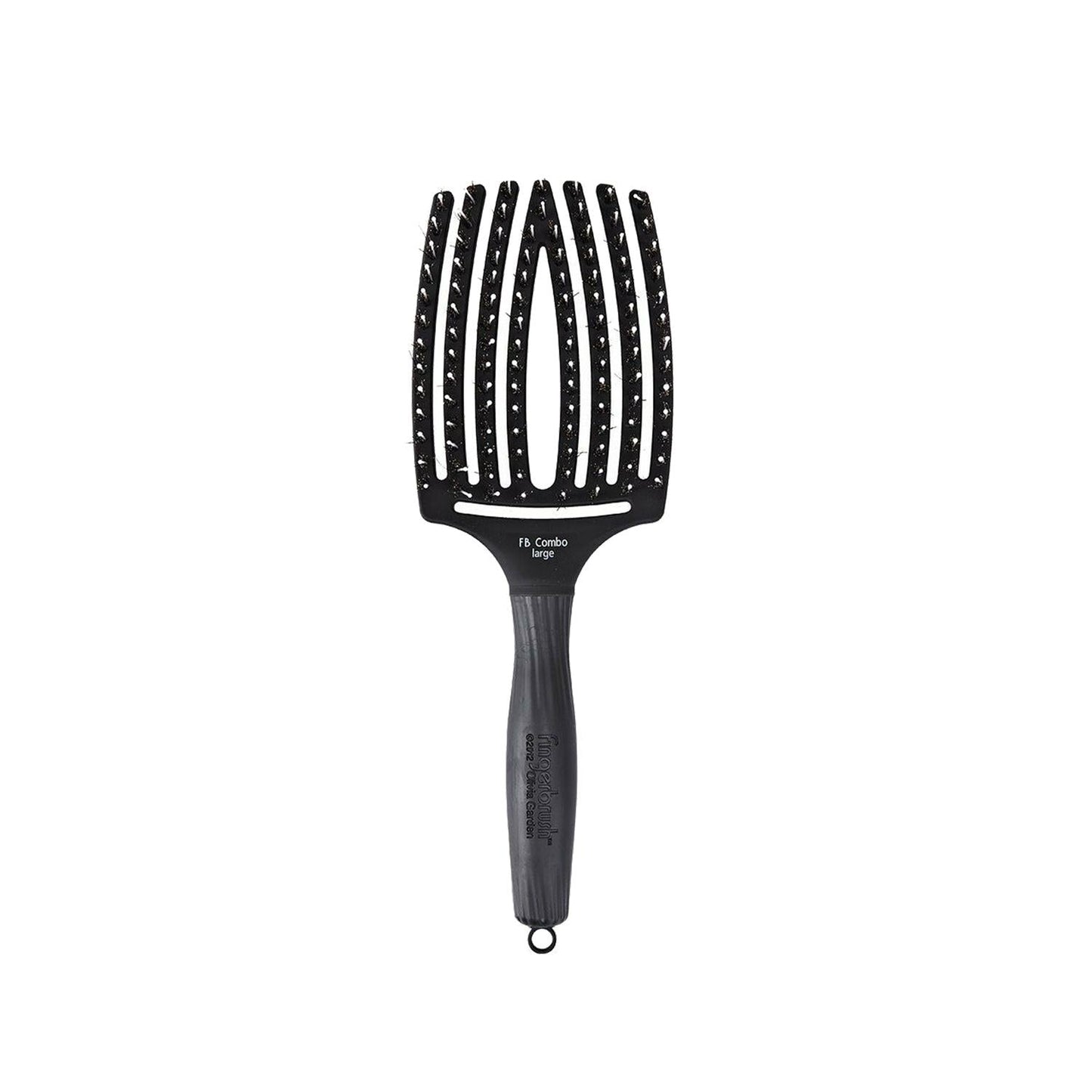 Olivia Garden Finger Brush Combo Large Hair Brush - Gentle Detangling Hair Brush for Long Hair