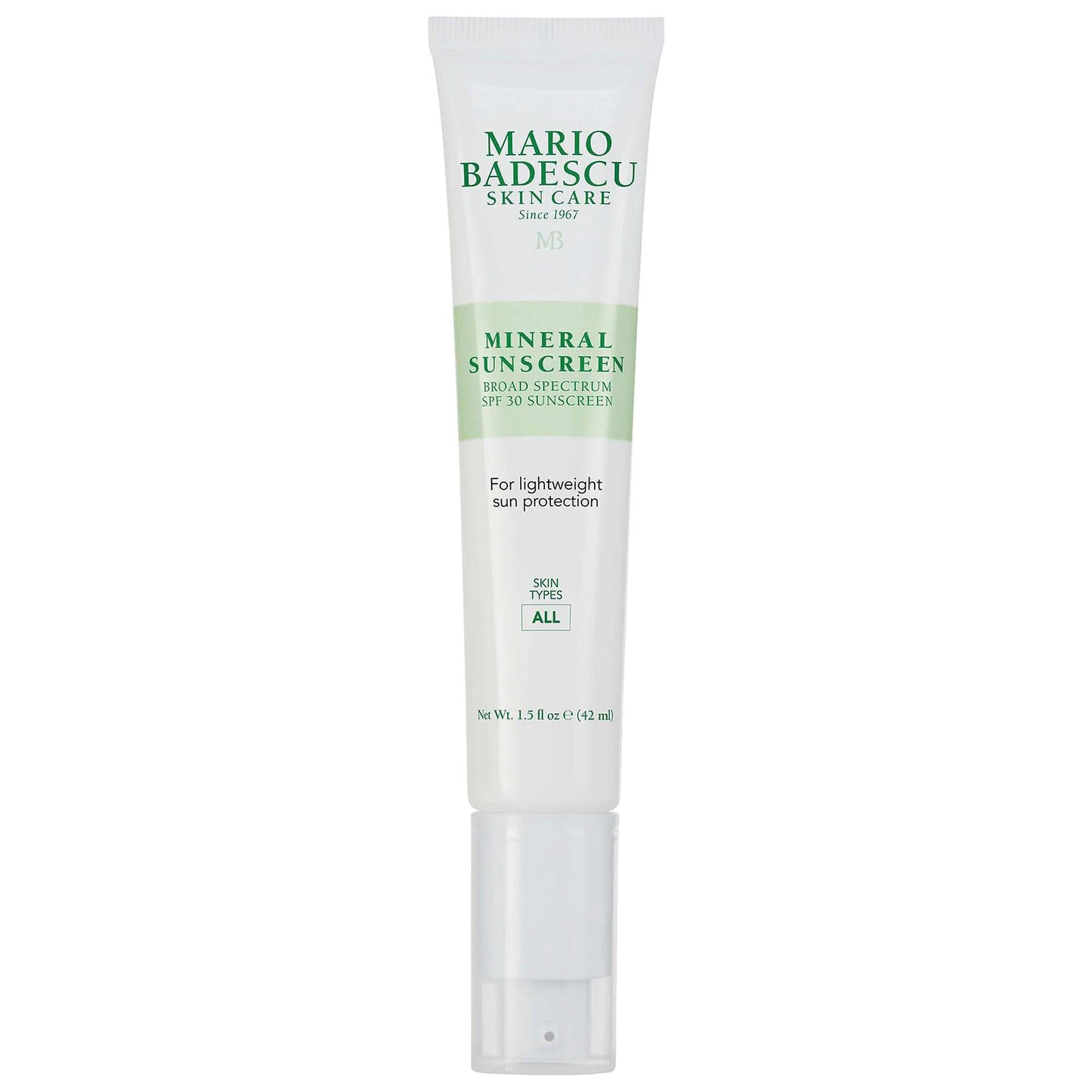 Mario Badescu Mineral Sunscreen SPF 30 - Broad-Spectrum Sun Protection, Cruelty-Free Skincare