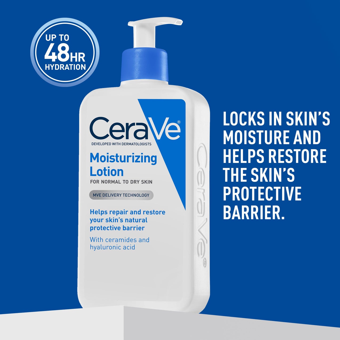 CeraVe Facial Moisturizing Lotion - Non-Comedogenic, Fragrance-Free, Hyaluronic Acid & Ceramide Skincare for Normal to Dry Skin