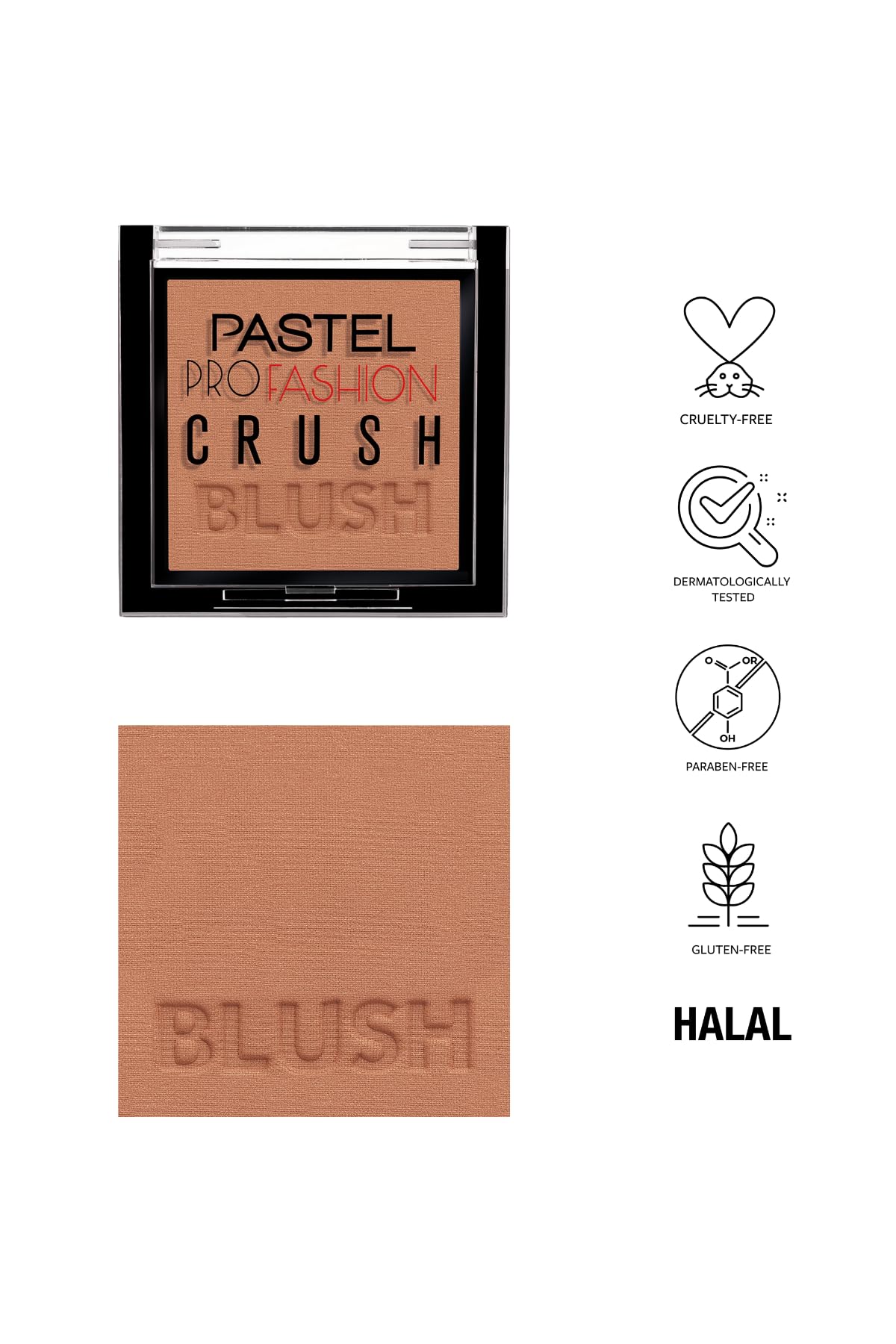Pastel Profashion Crush Blush 307 - Soft & Natural Blush for Everyday Makeup