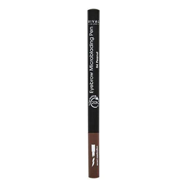 Rival Microblading Eyebrow Pen - Peanut Shade for Natural Definition | Long-Lasting Liquid Brow Filler & Shaper