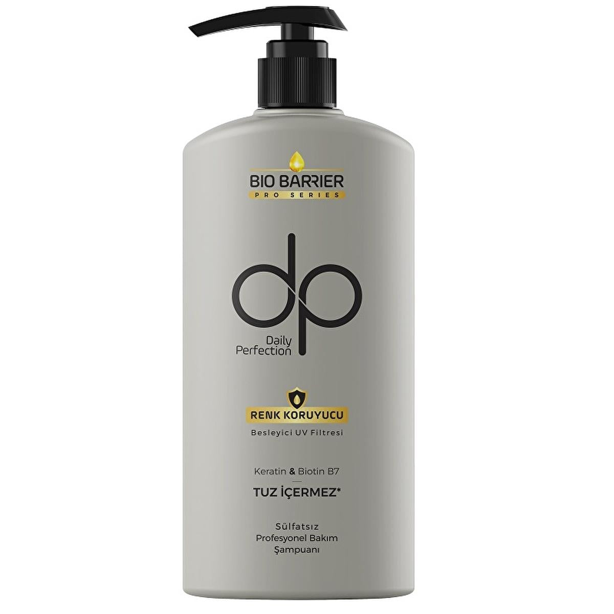DP Shampoo Bio Barrier Color Protecting Shampoo: Sulfate-Free, Keratin & Biotin B7 for Damaged, Color Treated Hair - Protects Color, Repairs & Soothes Scalp