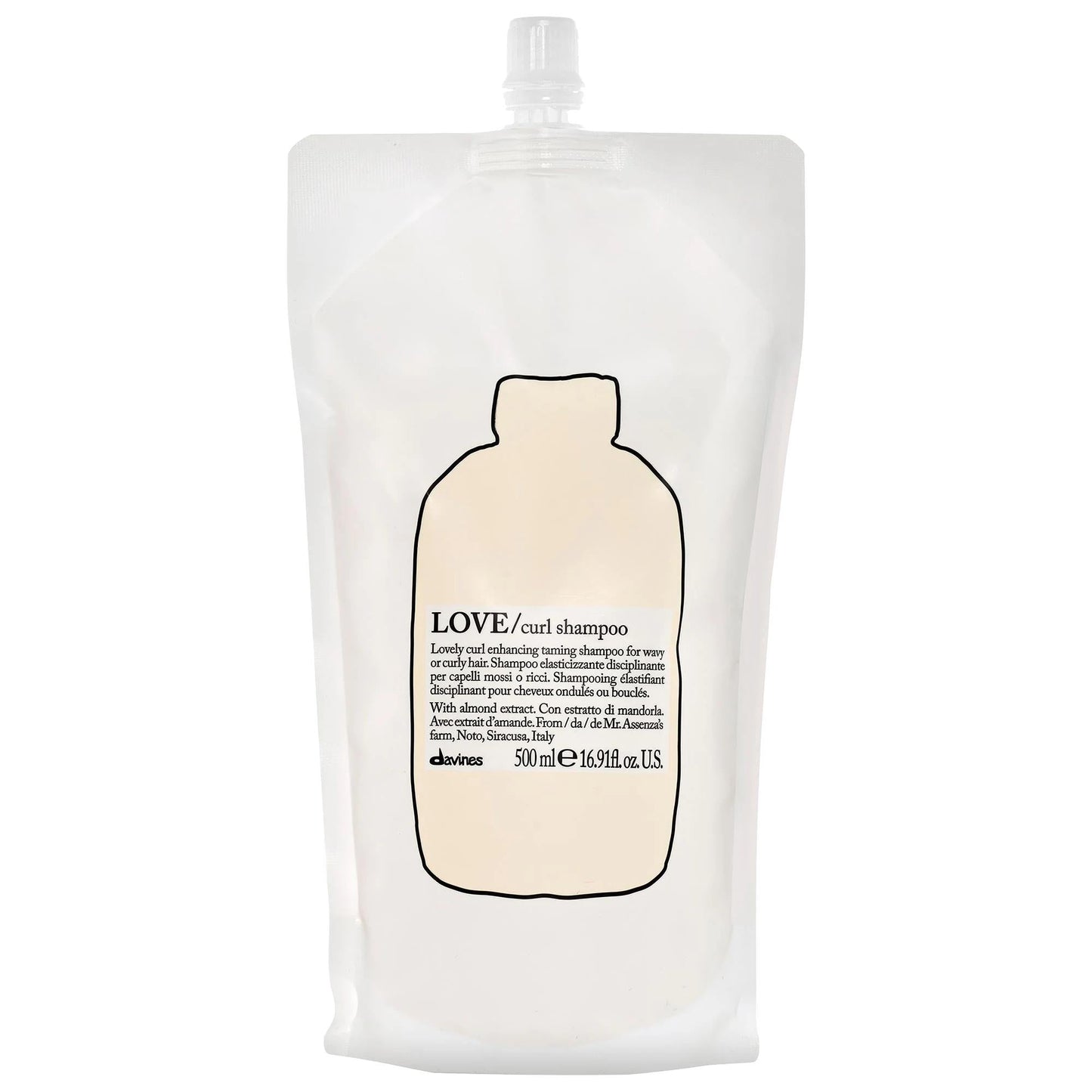 LOVE Curl Enhancing Shampoo for Curly Hair - Hydrating, Vegan, Sulfate-Free