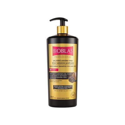 Bioblas Professional Black Garlic Shampoo 1000ml: Strengthens, Repairs & Reduces Hair Loss for Noticeably Healthier Hair