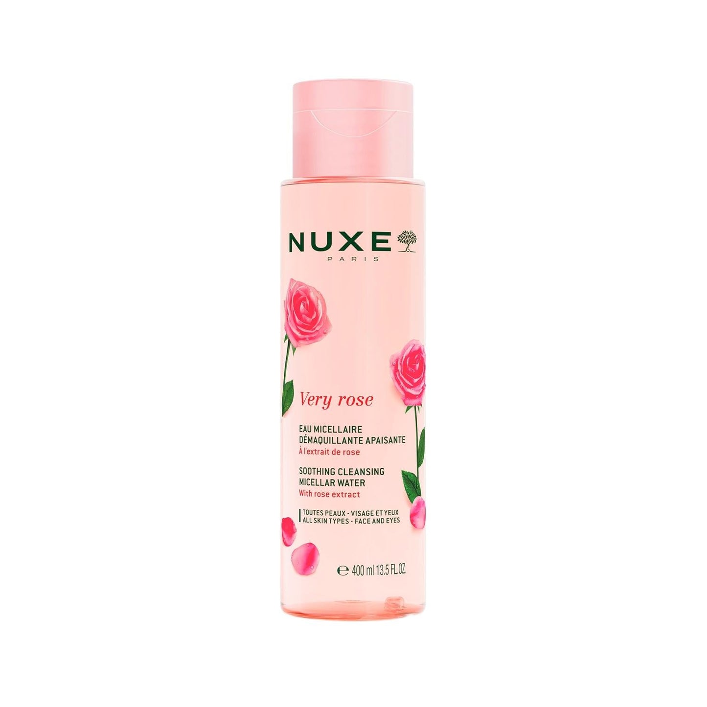 Nuxe Very Rose Soothing Micellar Water - Gentle Skincare for Sensitive Skin, 13.53 fl oz