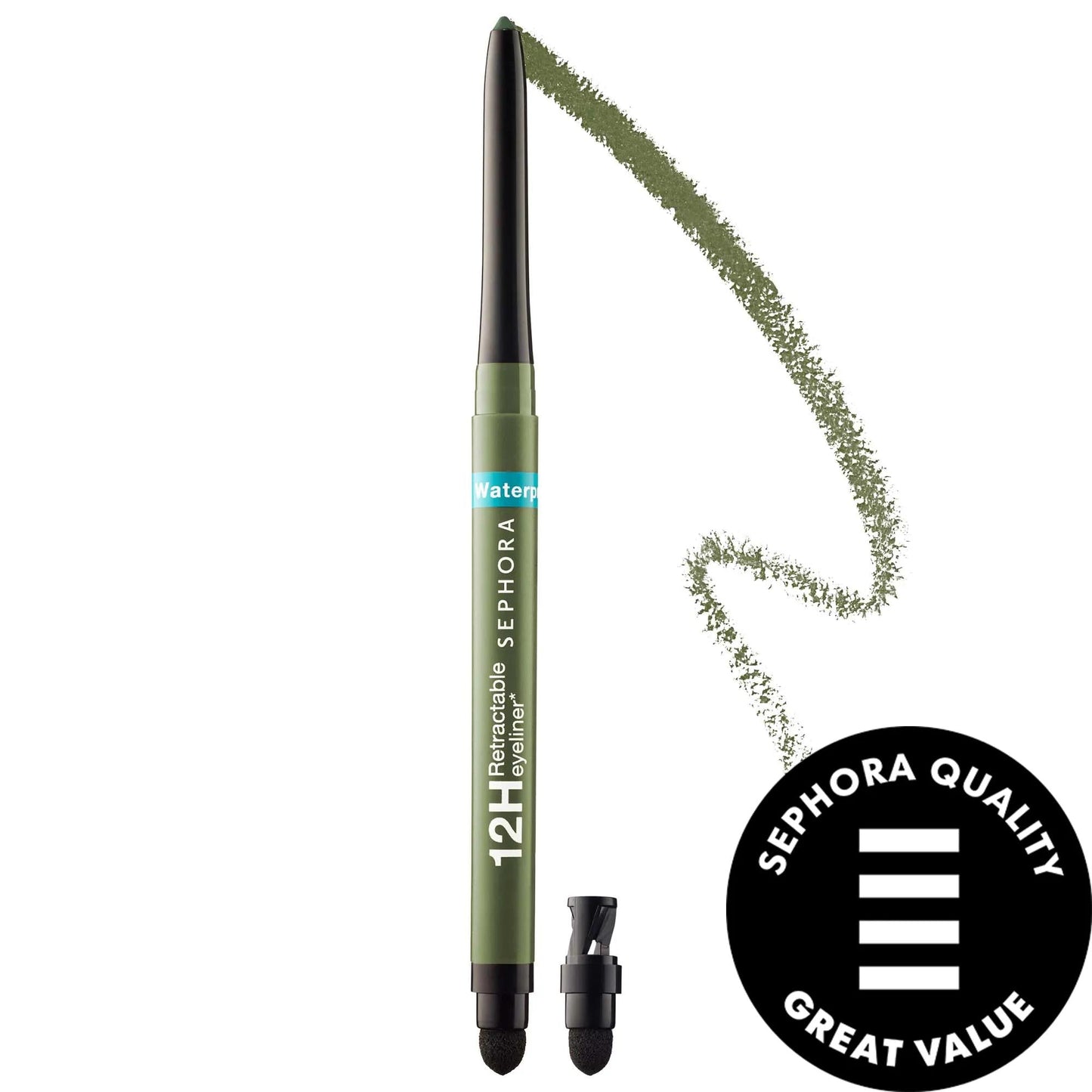 Waterproof 12HR: Creamy, Smudge-Proof Eyeliner Pencil - Long Lasting Definition & Intense Color