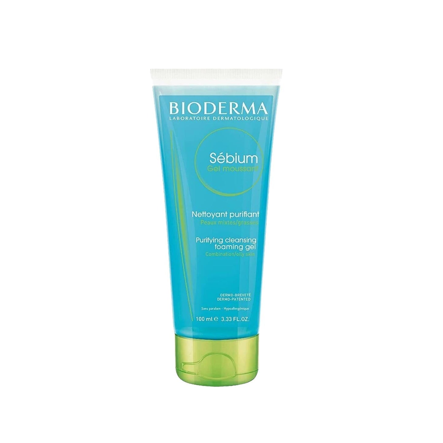 Bioderma Sebium Cleansing Gel for Oily & Acne-Prone Skin - Purifying Skincare, 100ml