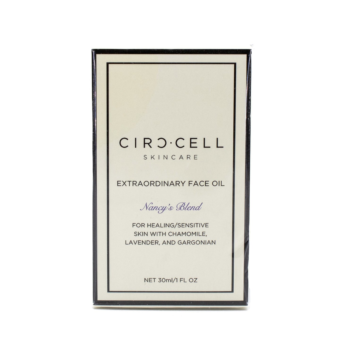 CIRC-CELL Extraordinary Face Oil Nancy's Blend for Healing/Sensitive Skin 1oz - Imperfect Box - M2G
