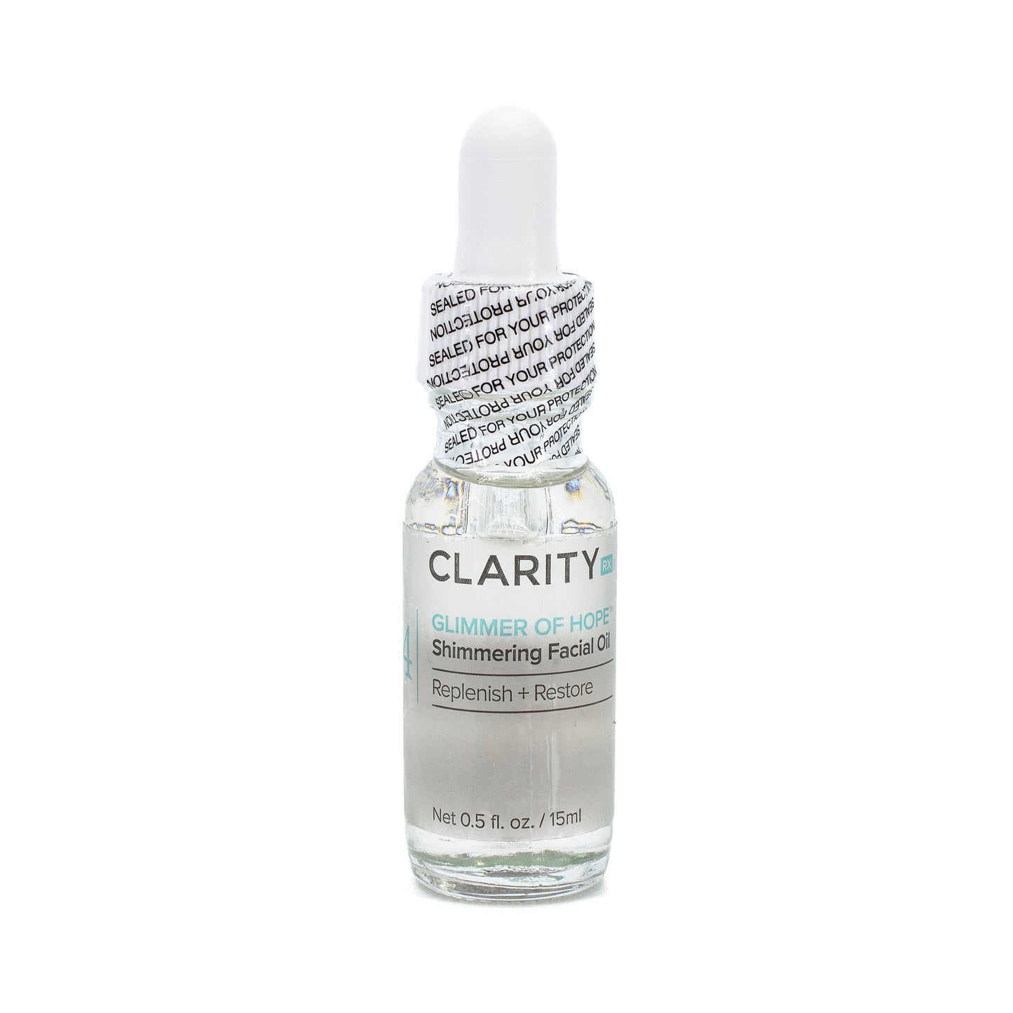 CLARITY RX Glimmer Of Hope Shimmering Facial Oil 0.5oz - Missing Box - M2G