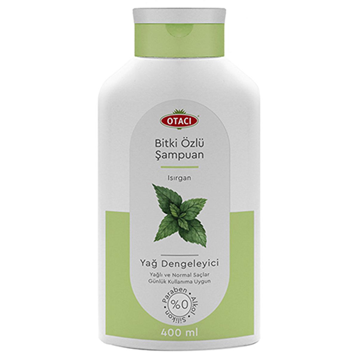 Otacı Nettle Shampoo - Sebum Balancing for Oily & Normal Hair, 13.53 fl oz