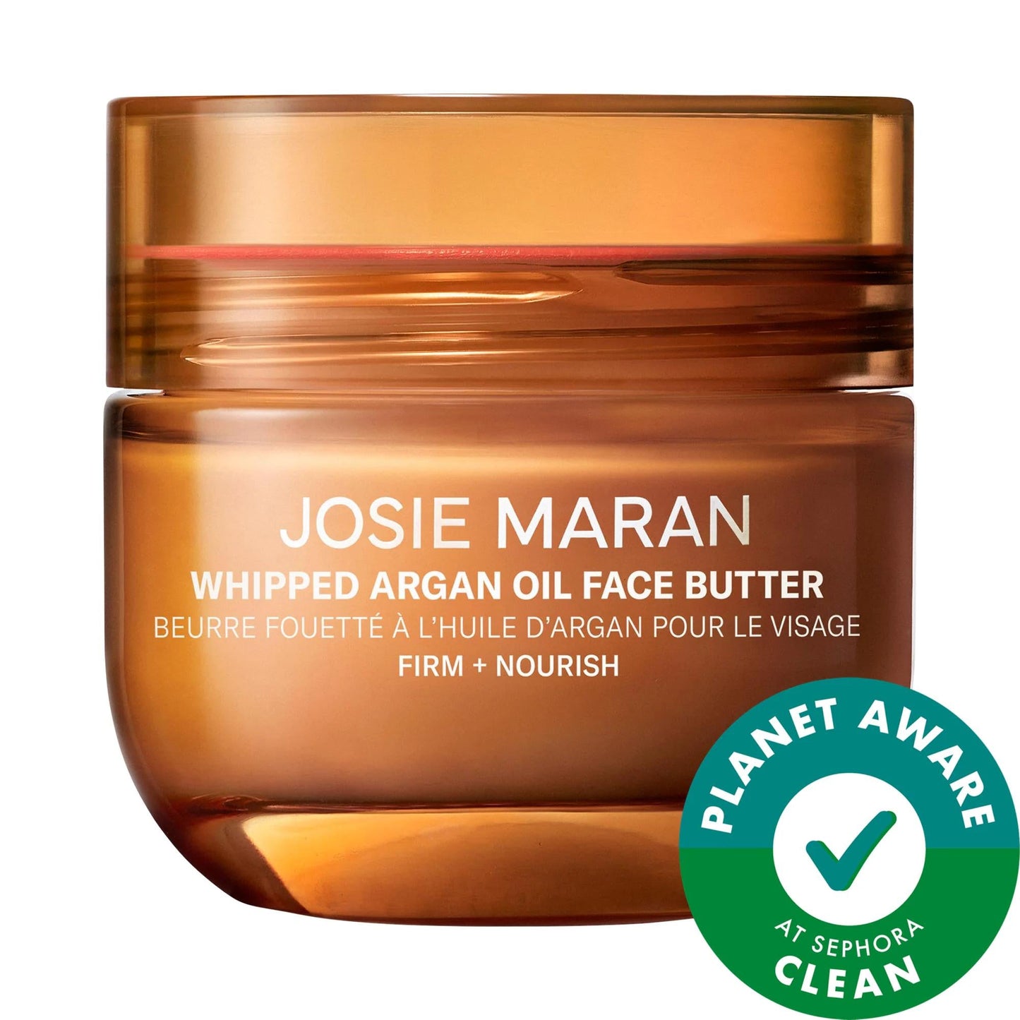 Josie Maran Whipped Argan Oil Firming Face Moisturizer - Vegan, Cruelty-Free Hydrating Cream for Dry Skin