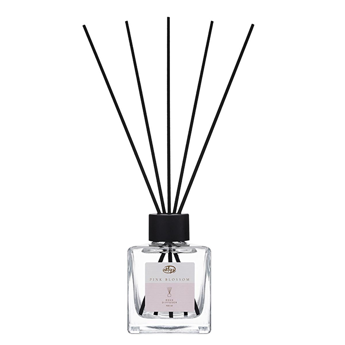 Eklips Pink Blossom Reed Diffuser - 100ml Floral Home Fragrance for a Fresh Indoor Scent