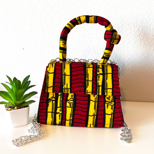 Asma Knot African Print Mini Bag - M2G
