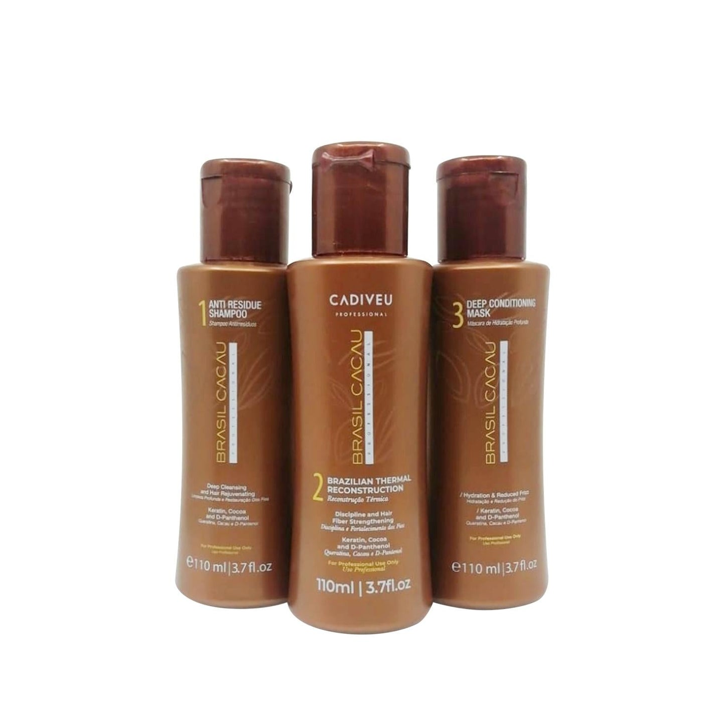 Brasil Cacau Professional Hair Straightening Set - Salon Quality Results at Home