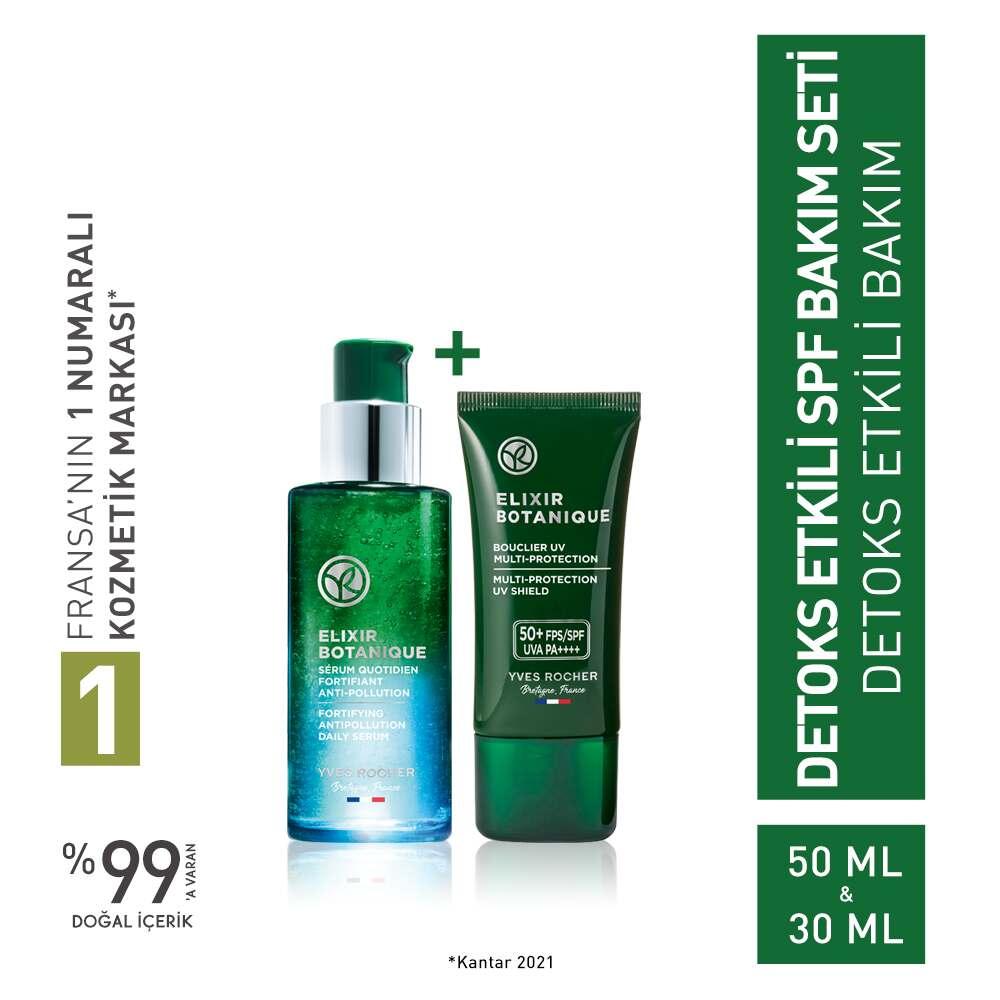 Detoks Etkili Skincare Set - Anti-Aging & Rejuvenating Serum with SPF 50 Protection