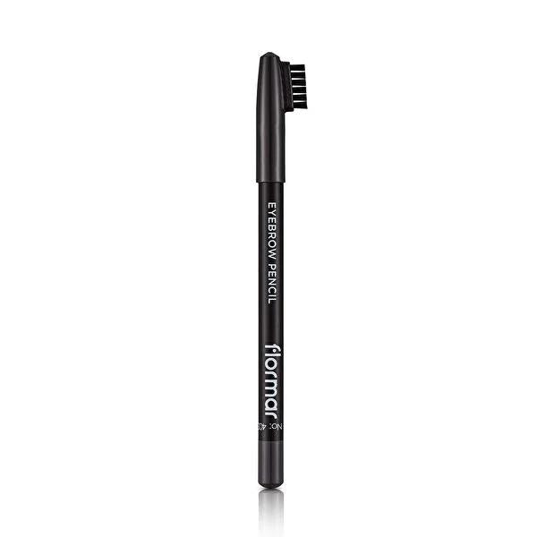 Flormar Eyebrow Pencil - Natural Look, 5 Color Options, Special Brush for Grooming