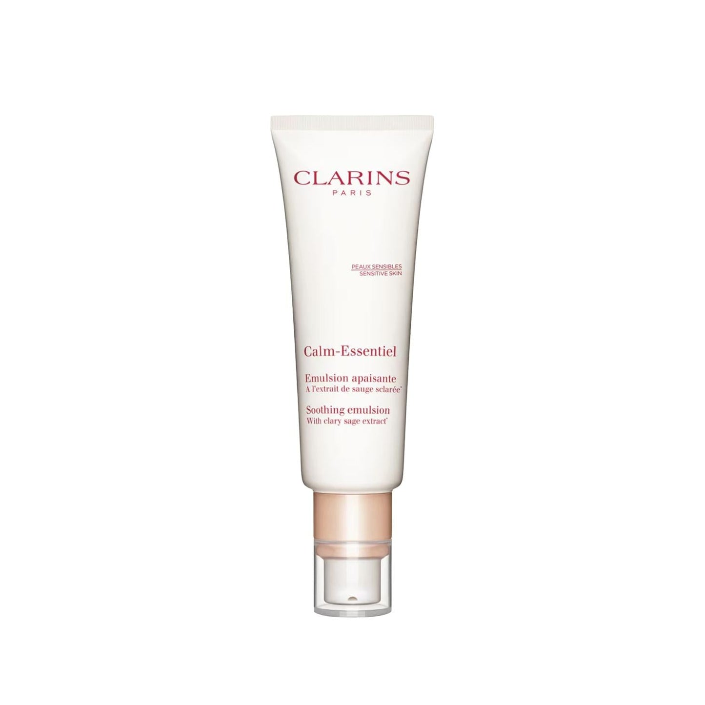 Clarins Calm Essentiel Soothing Emulsion: Ultimate Relief for Redness & Sensitive Skin - Hydrating Facial Moisturizer, 1.69 fl oz