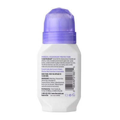 Crystal Essence Deodorant Roll-On Lavender & White Tea 2.25 Oz - New - M2G