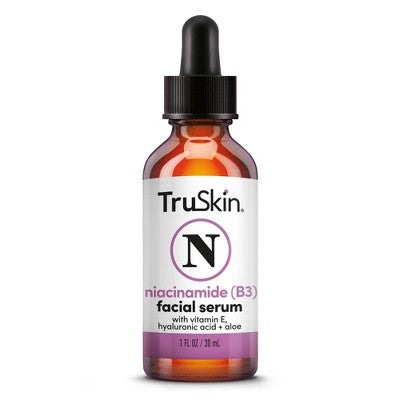 TruSkin Niacinamide Facial Serum with Vitamin E and Hyaluronic Acid 1 fl oz - New - M2G