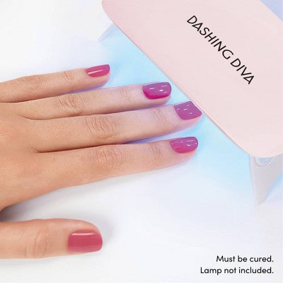 Dashing Diva Glaze Semi-Cured Gel Nail Polish Strips Baila con Fuego 32ct - New - M2G