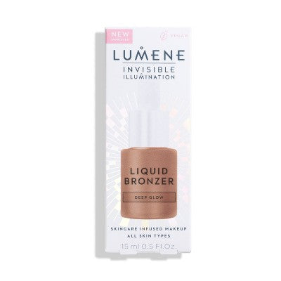 Lumene Invisible Illumination Liquid Bronzer Deep Glow 0.5 fl oz - New - M2G