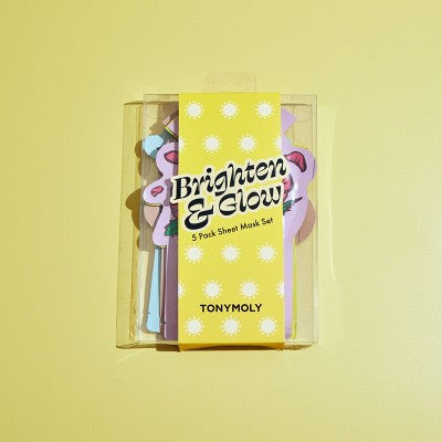 TONYMOLY Brighten & Glow Sheet Mask Set - New - M2G