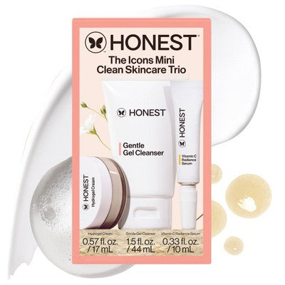 Honest Beauty The Icons Mini Clean Skincare Set 3ct - Imperfect Box - M2G