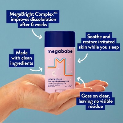 Megababe Night Rescue Lotion Lavender 2.12oz - New - M2G