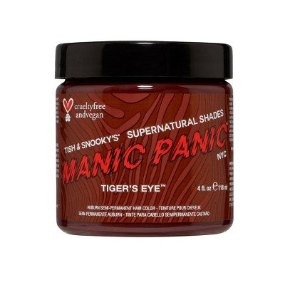 Manic Panic Super Naturals Tigers Eye Temporary Hair Color Cream Brown 4 fl oz - New - M2G