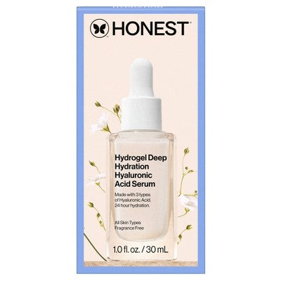 Honest Beauty Hydrogel Deep Hydration Hyaluronic Acid Serum with Rambutan 1 fl oz - Imperfect Boz - M2G