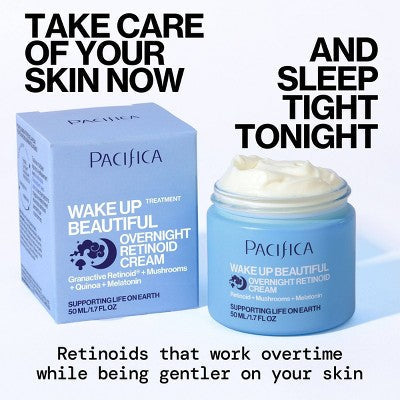 Pacifica Wake Up Beautiful Overnight Retinol Cream 1.7 fl oz - Imperfect Box - M2G