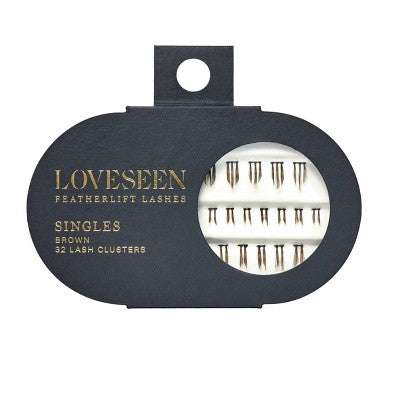 LoveSeen Featherlift False Eyelashes Brown 32pc - Imperfect Box - M2G