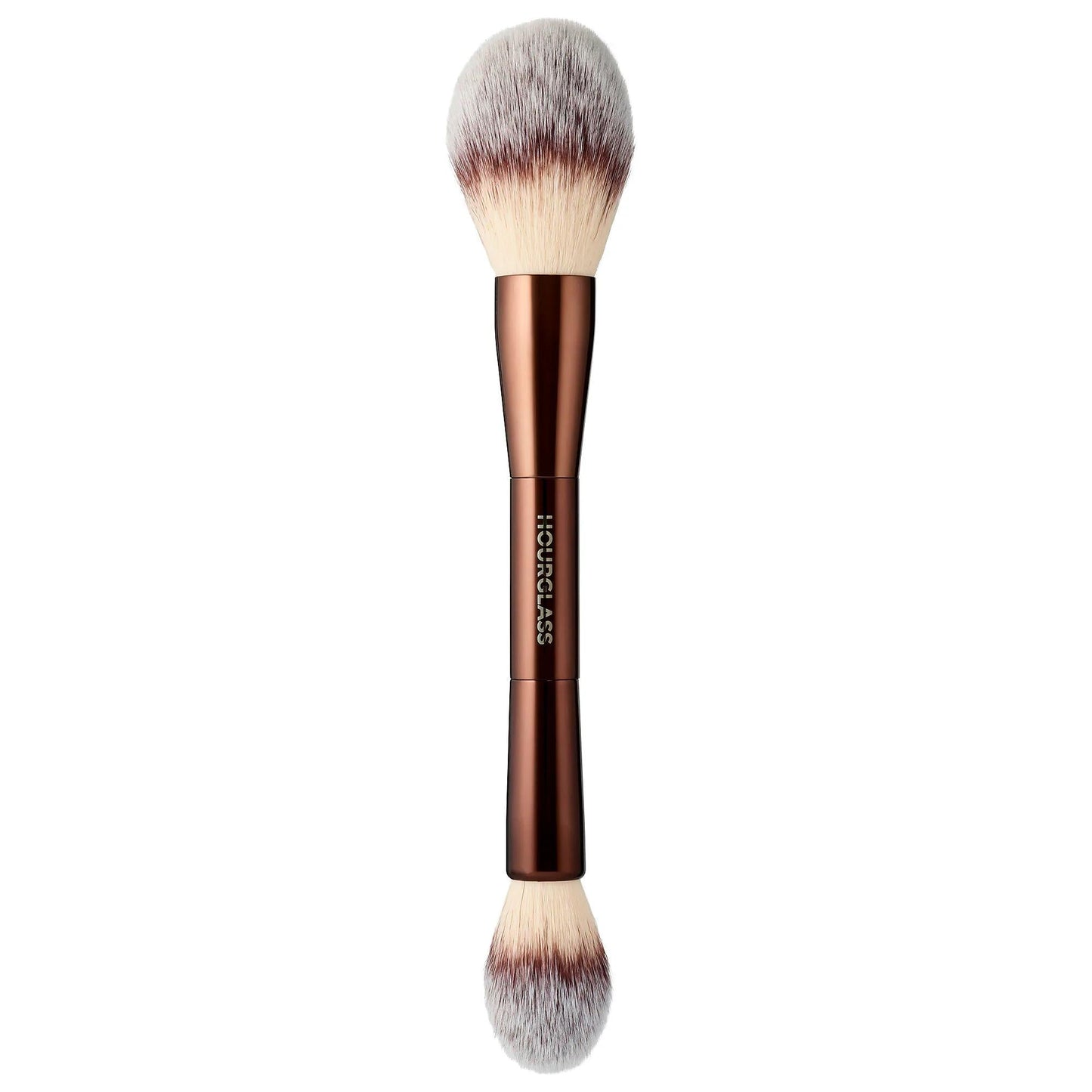 Veil™ Powder Brush: Double-Ended Makeup Brush for Flawless Setting | Cruelty-Free, Synthetic Taklon Bristles