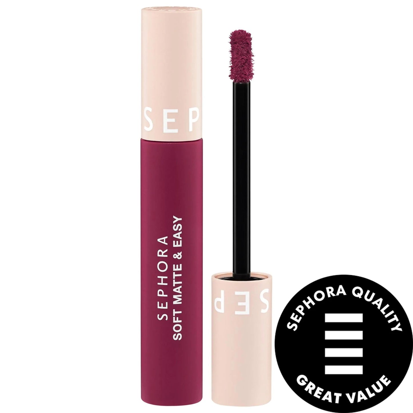 Soft Matte & Easy Liquid Lipstick - Vegan, Long-Lasting Matte Lip Color with Buildable Coverage