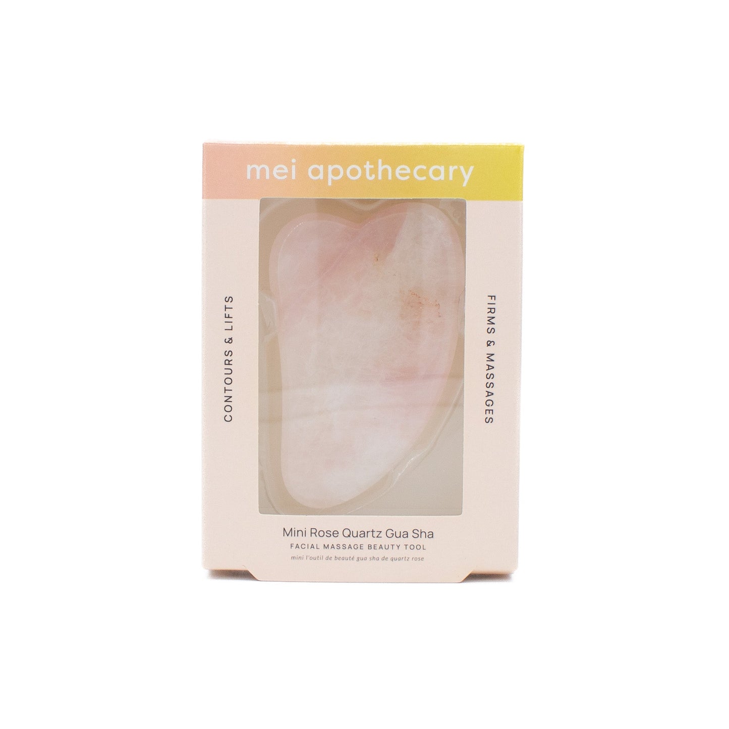 Mei Apothecary Mini Rose Quartz Gua Sha Tool - New - M2G