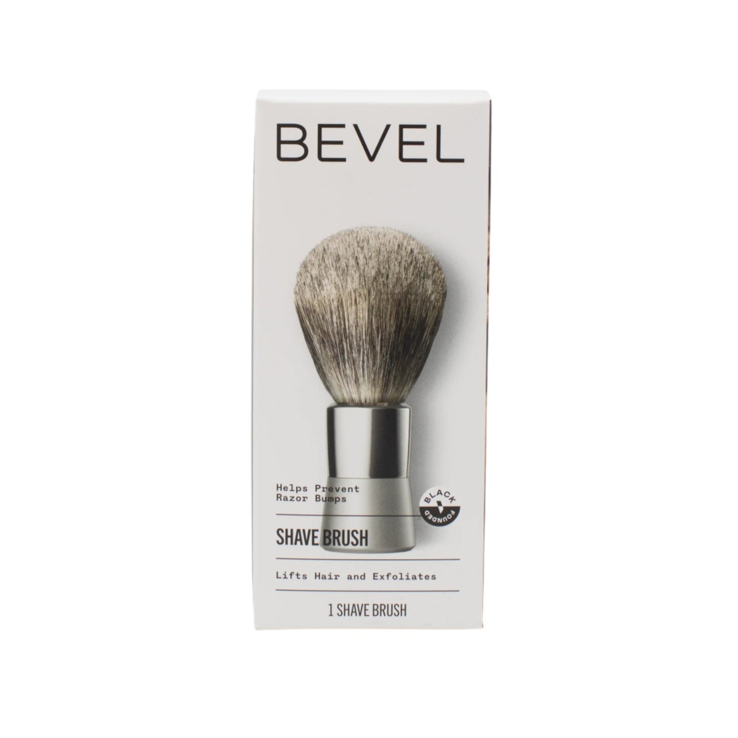 Bevel Shave Brush in Silver - New - M2G