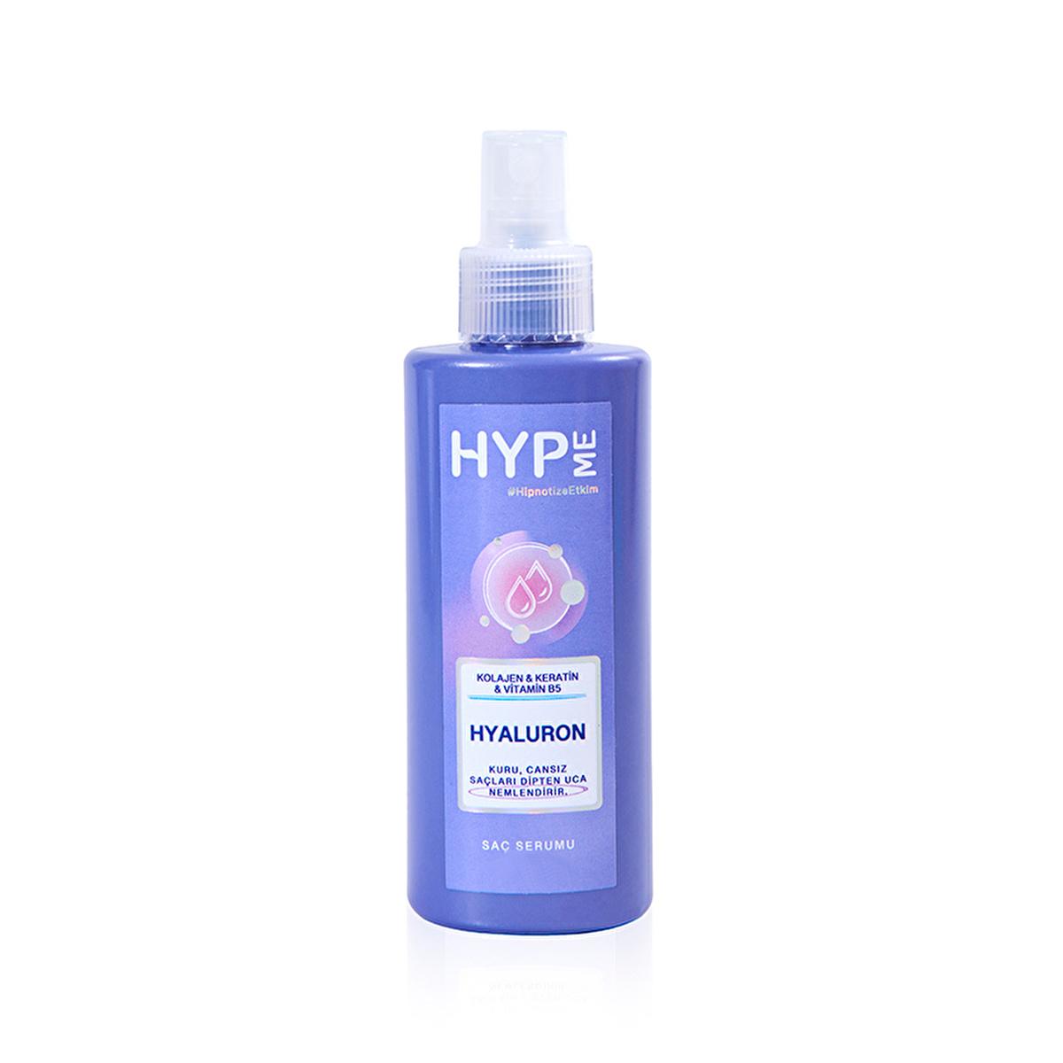 Hyp Me Hyaluronic Acid Hair Serum: Deeply Moisturizing, Shine Enhancing & Volumizing - Keratin & B5 Treatment, 5.07 fl oz