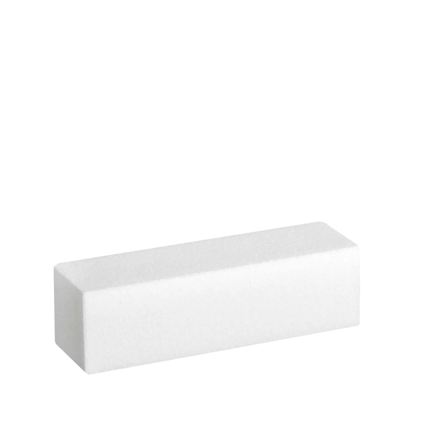Claris Nail File Block Shape White C-47014 - Efficient Nail Shaping & Smoothing Tool for Manicure