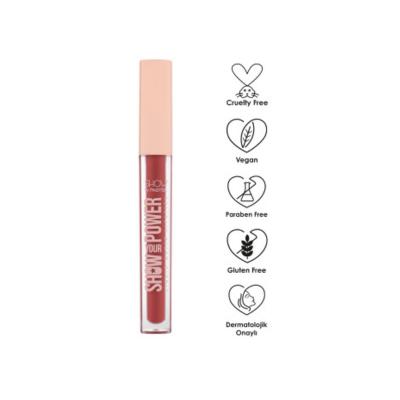 Show By Pastel Show Your Power 604: Long-Lasting, No-Transfer Vegan Liquid Matte Lipstick for All-Day Comfort